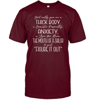 God Really Gave Me A Thick Body Shirt Unisex Short Sleeve Classic Tee
