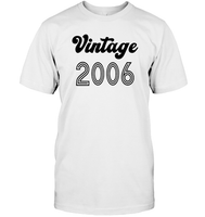 2006 Retro Vintage Birth Year Blast Unisex Short Sleeve Classic Tee