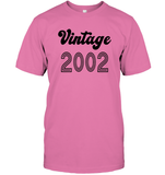 2002 Retro Vintage Birth Year Blast Unisex Short Sleeve Classic Tee