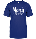March Birthday Month Unisex Short Sleeve Classic Tee