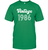 1986 Retro Vintage Birth Year Blast Unisex Short Sleeve Classic Tee