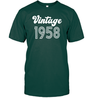 1958 Retro Vintage Birth Year Blast Unisex Short Sleeve Classic Tee
