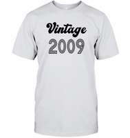 2009 Retro Vintage Birth Year Blast Unisex Short Sleeve Classic Tee