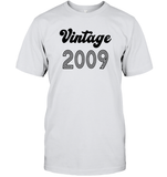 2009 Retro Vintage Birth Year Blast Unisex Short Sleeve Classic Tee