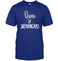 Queen of Shenanigans St Patrick's Day Shirt Unisex Short Sleeve Classic Tee