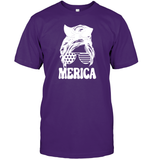 Merica Mom Bun 4th Of July Shirt Unisex Short Sleeve Classic Tee