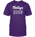 2008 Retro Vintage Birth Year Blast Unisex Short Sleeve Classic Tee