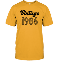 1986 Retro Vintage Birth Year Blast Unisex Short Sleeve Classic Tee