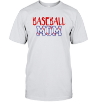 Baseball Mom Shirt, Long Sleeve, Hoodie, and Sweatshirt With Baseball Stripes