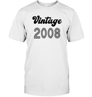 2008 Retro Vintage Birth Year Blast Unisex Short Sleeve Classic Tee