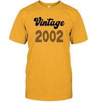 2002 Retro Vintage Birth Year Blast Unisex Short Sleeve Classic Tee