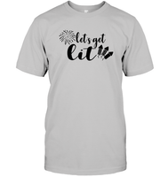 Let's Get Lit 4th Of July Shirt Unisex Short Sleeve Classic Tee