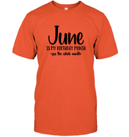 June Birthday Month Unisex Short Sleeve Classic Tee
