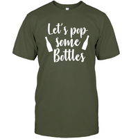 Let's Pop Some Bottles Bachelorette Shirt For Women Unisex Short Sleeve Classic Tee