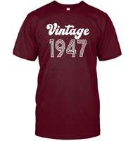 1947 Retro Vintage Birth Year Blast Unisex Short Sleeve Classic Tee