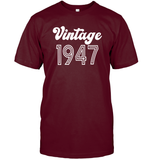 1947 Retro Vintage Birth Year Blast Unisex Short Sleeve Classic Tee
