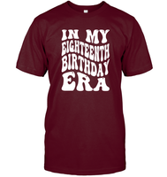 In My Eighteenth Birthday Era Birthday Shirt Unisex Short Sleeve Classic Tee