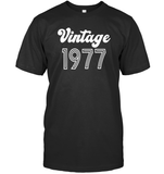 1977 Retro Vintage Birth Year Blast Unisex Short Sleeve Classic Tee