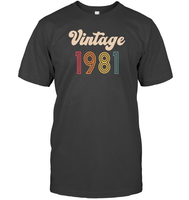 1981 Retro Vintage Birth Year Blast Unisex Shirt, Long Sleeve, Hoodie, Sweatshirt