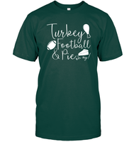 Turkey, Football & Pie Oh My Shirt – The Ultimate Fall Trio Unisex Short Sleeve Classic Tee