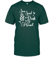 Sun Sand & A Drink In My Hand Bachelorette Shirt For Women
