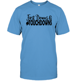 First Downs & Touchdowns Shirt - Score Big in Style! Unisex Short Sleeve Classic Tee