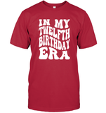 In My Twelfth Birthday Era Birthday Shirt Unisex Short Sleeve Classic Tee