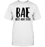 BAE Best Aunt Ever Family Shirt Unisex Short Sleeve Classic Tee