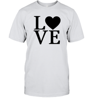Love Letters With Heart Valentine's Day Unisex Short Sleeve Classic Tee