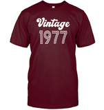 1977 Retro Vintage Birth Year Blast Unisex Short Sleeve Classic Tee