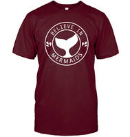Believe In Mermaids Shirt Unisex Short Sleeve Classic Tee