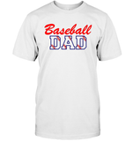 Baseball Dad Shirt, Long Sleeve, Hoodie, and Sweatshirt With Baseball Stripes