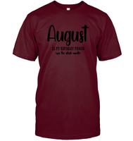 August Birthday Month Unisex Short Sleeve Classic Tee