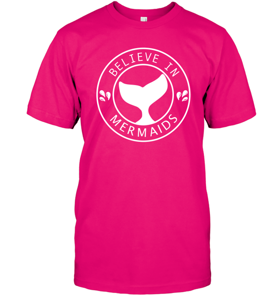 Believe In Mermaids Shirt Unisex Short Sleeve Classic Tee