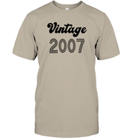 2007 Retro Vintage Birth Year Blast Unisex Short Sleeve Classic Tee
