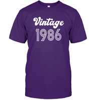 1986 Retro Vintage Birth Year Blast Unisex Short Sleeve Classic Tee