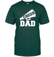 Cheer Dad With Megaphone Unisex Short Sleeve Classic Tee