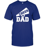 Cheer Dad With Megaphone Unisex Short Sleeve Classic Tee