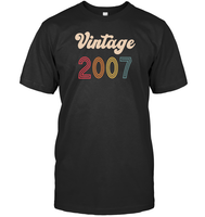 2007 Retro Vintage Birth Year Blast Unisex Shirt, Long Sleeve, Hoodie, Sweatshirt