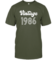 1986 Retro Vintage Birth Year Blast Unisex Short Sleeve Classic Tee