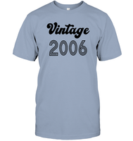 2006 Retro Vintage Birth Year Blast Unisex Short Sleeve Classic Tee