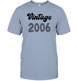 2006 Retro Vintage Birth Year Blast Unisex Short Sleeve Classic Tee