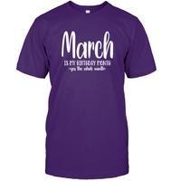 March Birthday Month Unisex Short Sleeve Classic Tee