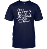 Sun Sand & A Drink In My Hand Bachelorette Shirt For Women