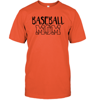 Baseball Mom Shirt Unisex Short Sleeve Classic Tee With Baseball Stripes