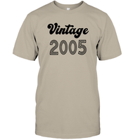 2005 Retro Vintage Birth Year Blast Unisex Short Sleeve Classic Tee