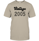 2005 Retro Vintage Birth Year Blast Unisex Short Sleeve Classic Tee