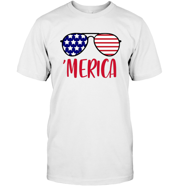 Merica Sunglasses 4th Of July Shirt Unisex Short Sleeve, Long Sleeve, Hoodies, Sweatshirt