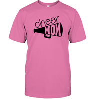 Cheer Mom With Megaphone Unisex Short Sleeve Classic Tee
