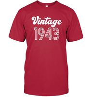 1943 Retro Vintage Birth Year Blast Unisex Short Sleeve Classic Tee
